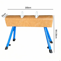 Pommel Horse Competition Training Home Use Bois Personnalisable Track Field Jump Box