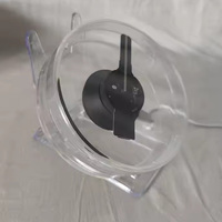 11CM Mini 3D ventilador de escritorio pantalla holograma máquina de publicidad proyector pantalla de luz ventilador LED de escritorio holográfico