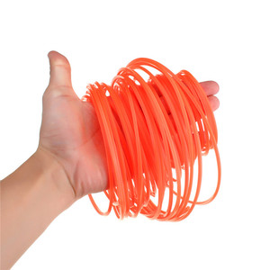 Dây cắt cỏ nylon mới 100%, 2.4mm, 50m, đầu cắt vuông sắc bén, dùng cho máy cắt cỏ Stihl, cuộn trên suốt chỉ. - Product Image 3