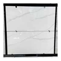 Carreaux muraux en porcelaine de luxe 400x800mm, brillants et émaillés, effet marbre, résistants aux rayures, pour salle de bain, projets résidentiels et commerciaux
