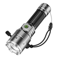 Ruibao Ultra-Bright Rechargeable Waterproof Camping Flashlight High-Intensity 350 Lumens Zoomable Portable Durable