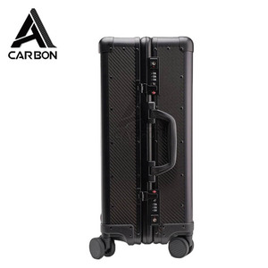 100% Real Carbon Fiber <b>Suitcase</b> 20inch Carry-On Luggage with 360 Degree Swivel Universal Silent Casters - Product Image 2
