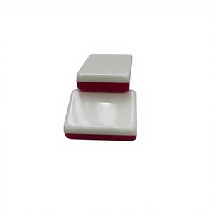 Premium Rote Rummy-Steine 122 Stück Gravierte 2-Schichtige Acryl-Steine Set mit Nummern-Design Perfekt zum Verschenken und für Spieleabende - Product Image 2