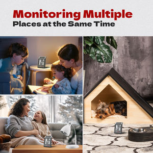 BaldrTherm higrometer Digital & termometer, pemantauan suhu akurat untuk RUMAH & kantor bahan plastik OEM didukung - Product Image 5