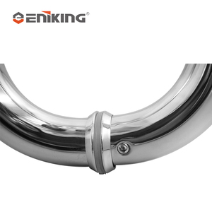 Poignée de porte ambidextre moderne en acier inoxydable Eniking EK-6019 pour portes en verre et en bois, installation facile, logo personnalisé - Product Image 6