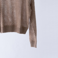 Articles populaires maintenant [Nouvel automne et hiver 2025] Mhair mélangé tricots paillettes creux pull pull femmes élégant haut vêtements