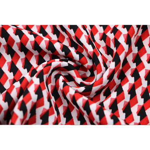 WI-B08 de poliéster con estampado geométrico, <span class=keywords><strong>tela</strong></span> de gasa de crepé de musgo 75d, compra en línea - Product Image 6