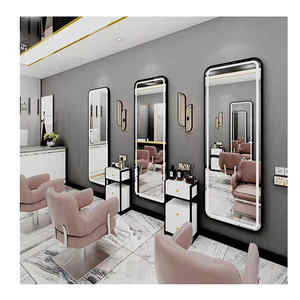 Yicheng Beauty miroir de <span class=keywords><strong>salon</strong></span> au <span class=keywords><strong>design</strong></span> <span class=keywords><strong>unique</strong></span> miroir de <span class=keywords><strong>salon</strong></span> de coiffure miroir pour la coupe de cheveux en gros de haute qualité - Product Image 5