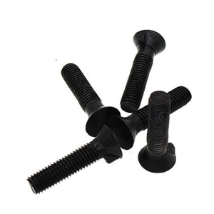 Sortie d'usine DIN607 tête ronde cou carré chariot vis entraîneur compteur coulé cou court chariot boulon 3/8 "-24 Unf avec plume - Product Image 6