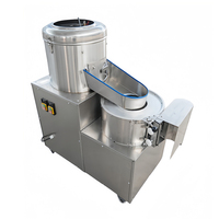 Hoogrenderende Multifunctionele Aardappelwasmachine En Snijmachine