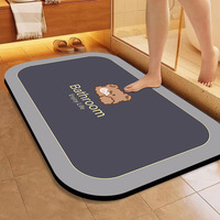 Tapis de bain en PVC transfrontalier en gros, absorbant l'eau, résistant à la saleté, antidérapant, durable, pour entrée, salle de bain et toilettes