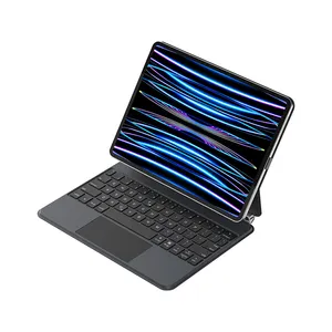 Gran oferta Magic Keyboard Ipad Cover teclado magnético para iPad Pro 11 Slim Multi-Touch Trackpad para teclado mágico de 10,9 pulgadas