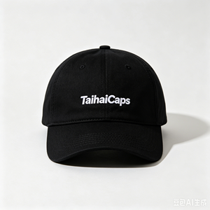 Outdoor Style <strong>Khaki</strong> 6-Panel Baseball <strong>Hat</strong> with 3D Embroidery 100% Cotton Metal Buckle Closure Unisex Adult - Product Image 6