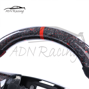 Volant en fibre de carbone forgée rouge Alcantara <span class=keywords><strong>2004</strong></span>-2008 pour Ford <span class=keywords><strong>Raptor</strong></span> F150 F-150 - Product Image 6