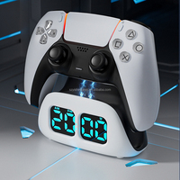 Station de charge de jeu unique avec lumière RGB AL-P5486-W ABS 2026 pour la série PS5, support de stockage pour manette de jeu, accessoires