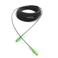 Kabel Drop Flat SC/APC 1core 2*3 atau 2*5mm Kabel Patch Serat Optik
