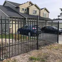 Beautiful Iron Gate and Metal Fence, Wrought Iron