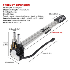 CNSPEED เซ็นเซอร์วัดระดับของเหลว RB-G-101 475 มม. สำหรับรถบรรทุกหนัก โอเล่ย์ฟลอต 24V DC - Product Image 4