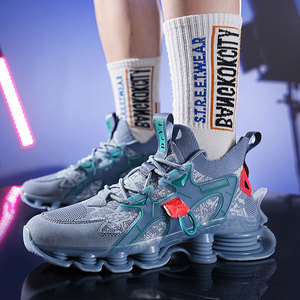 Chaussures de sport décontractées personnalisées avec semelles, style designer, sport, course à pied, basketball et marche, chaussures pour hommes - Product Image 3