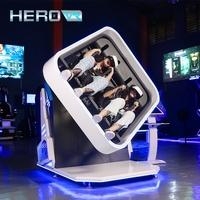 HEROVR al aire libre educativo 360 VR Montaña Rusa simulador de vuelo Parque de Atracciones Recinto Ferial realidad Virtual carreras CENTRO COMERCIAL