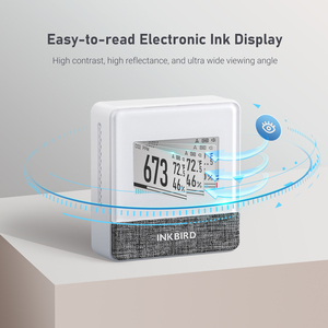 INKBIRD مراقبة الهواء CO2 الاستشعار رصد CO2 للمنزل الدفيئة الهواء محلل - Product Image 5