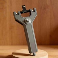 Fée des Fleurs Lance-pierre en aluminium à 6 roues, tir rapide automatique, chargement de billes, pour entraînement de compétition en extérieur, unisexe