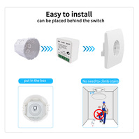 Module de relais Zigbee 3.0 1CH 16A Tuya avec moniteur de puissance, interrupteur marche/arrêt pour Google Assistant, Alexa, Yandex Alice, HA