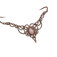Boucles d'oreilles vintage en macramé avec perle d'eau douce sertie, chaîne en bambou, bijoux unisexes faits à la main, design tressé, anniversaire argentée
