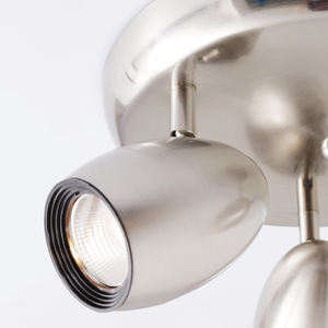 Plafonnier LED moderne, angle réglable, spot encastré avec base en fer et construction en aluminium pour salon - Product Image 2