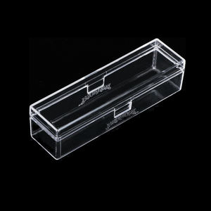 صندوق تخزين مكتبي من الأكريليك الشفاف، منظم ضيق للمفاتيح والأغراض الصغيرة والمناديل - Product Image 5