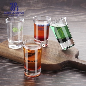 Benutzer definiertes Logo Mini 2oz Hochzeit Souvenir Schnaps glas Promotion Tequila Wein Wodka Soju Spirits Miniatur Trinkglas - Product Image 6