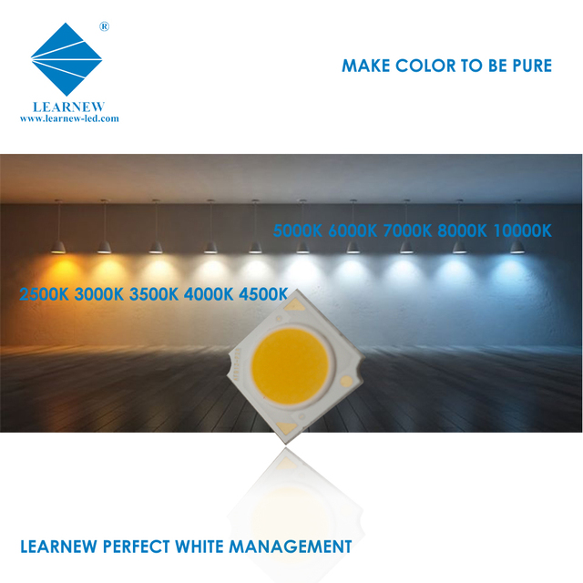 LED Panel Light Bulb Light Strip Light Spotlight Downlight 1414 Series Flip Chip Bicolor 2700K-6500K 10-15W LED Chips COB