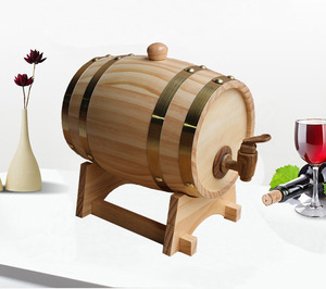 Baril à <span class=keywords><strong>bière</strong></span> en bois massif <span class=keywords><strong>de</strong></span> style antique, baril à vin en chêne vintage pour la décoration <span class=keywords><strong>de</strong></span> la maison, du bar, du restaurant et <span class=keywords><strong>de</strong></span> la boutique - Product Image 5