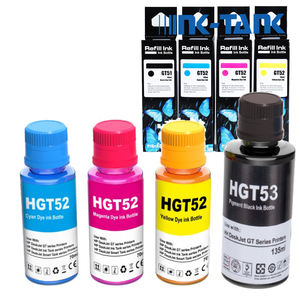 Tinta de Recarga en Botella a Base de Agua Compatible con INK-TANK GT 51 52 53 GT51 GT52 GT53 GT53XL para HP DeskJet GT 5810 5820 - Product Image 1