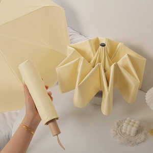 ร่มกันแดดกันฝนคุณภาพสูงแบบสามตอน พับอัตโนมัติ สำหรับสุภาพสตรี เหมาะเป็นของขวัญทางธุรกิจ ใช้งานกลางแจ้ง แข็งแรงทนทาน สีสันสดใส ควบคุมการเปิด-ปิดกึ่งอัตโนมัติ จากโรงงานโดยตรง - Product Image 3