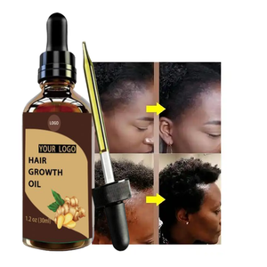 Essência de Gengibre Orgânica 5% OEM para Crescimento Capilar, Tratamento Reparador do Couro Cabeludo, Prevenção da Queda de Cabelo, Regeneração Concentrada para Cabelos - Product Image 1