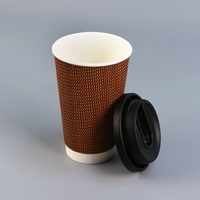 Die Einweg-Kaffee papier becher der chinesischen Fabrik in Lebensmittel qualität für Energie getränke Wodka Soda Tequila Matt Laminat ion Embossing Printing