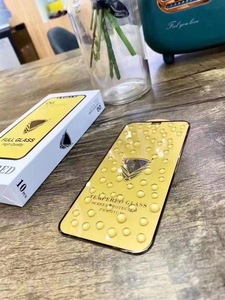OG Gold Armor Vidrio templado para <span class=keywords><strong>iPhone</strong></span> 17 Air 16 15 7 8 Plus XS XR 11 <span class=keywords><strong>12</strong></span> 13 14 <span class=keywords><strong>Pro</strong></span> MAX Mini Glue Cover Película protectora de pantalla - Product Image 3