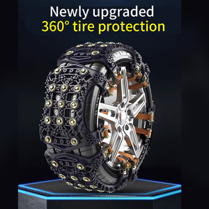 Cadenas Antideslizantes <span class=keywords><strong>para</strong></span> Neumáticos de Coche, Diseño Seguro <span class=keywords><strong>para</strong></span> Vehículos, Cinturón <span class=keywords><strong>para</strong></span> Neumáticos de <span class=keywords><strong>Nieve</strong></span>, Conducción Segura en Invierno, Púas Antideslizantes <span class=keywords><strong>para</strong></span> Neumáticos de Coche, 165cm-255cm - Product Image 3