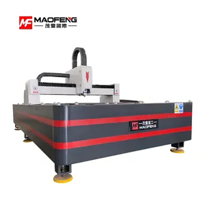 Open-Type Double-Drive Fiber laser cutting machine with brand focusing cutting head