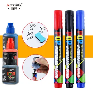 Best Selling 3 Colors Multi-color Whiteboard Marker Pens Set Custom Logo Easy to Erase Pop Whiteboard Marker