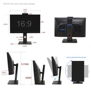 China Manufacturer 23.8 24 Inch Core i5 i7 i9 CPU AIO <strong>Desktop</strong> PC gaming Gamer All In One <strong>Computers</strong> - Product Image 6