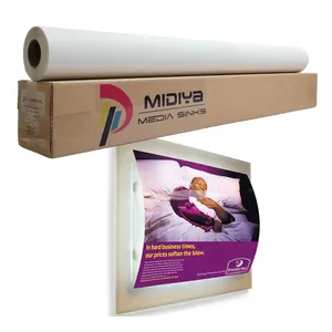 Pet Backlit Film Displays Digital Printing Material Advertising Backlit Back Side Printing Film For Dye