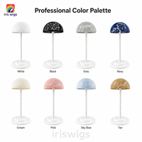 Iriswigs Support Professionnel Portable en Plastique pour Perruques et Postiches – Idéal pour Présentation en Magasin et Usine