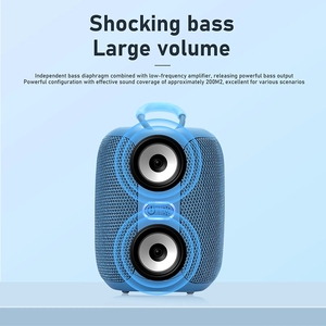 Altavoz portátil, caja de sonido, música, subwoofer inalámbrico, miniradio FM, woofer, bajos, ordenador, PC, TV, audio pequeño - Product Image 6