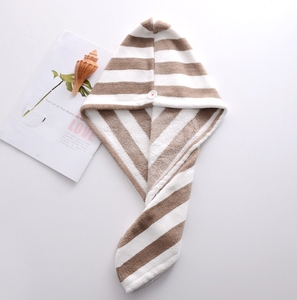 Lulaa-serviette pour <span class=keywords><strong>cheveux</strong></span> en <span class=keywords><strong>microfibre</strong></span>, serviette Ultra absorbante, à séchage rapide, Turban avec bouton pour tous les Styles de <span class=keywords><strong>cheveux</strong></span>, rose/rose/rose, paquet de 2 pièces - Product Image 4