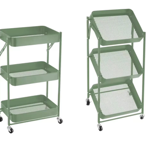 Vente en gros directe chariot multifonction cuisine étagère de rangement enfants jouets étagères de rangement salle de bain chariot de rangement sur roulettes - Product Image 1