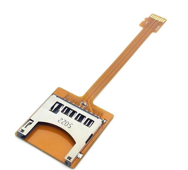 GSM CDMA Standard UIM SIM Card Kit Male to Female Extension Soft Flat FPC Cable Extender 10cm GSM CDMA Standard UIM SIM Card