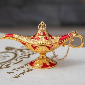 Aladin Magic Genie Lamps Antique Wishing Aladin Lamp Souvenir Classic Vintage Collectible Lamp Design for Home Decor - Product Image 5