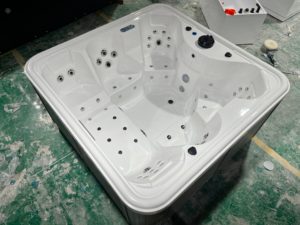 Balboa controlado acrílico Hottub Spa al aire libre, 4m Swim Spa, Spa al aire libre Masaje Hottub - Product Image 4